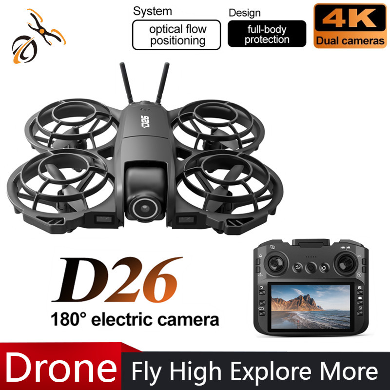 Rc Helicopter Case - D26 Drone 4K Luchtfoto HD 180