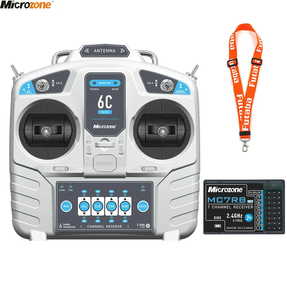 Rc Helicopter Remote Control - Microzone Mc6c Mini V2 2.4G 6ch