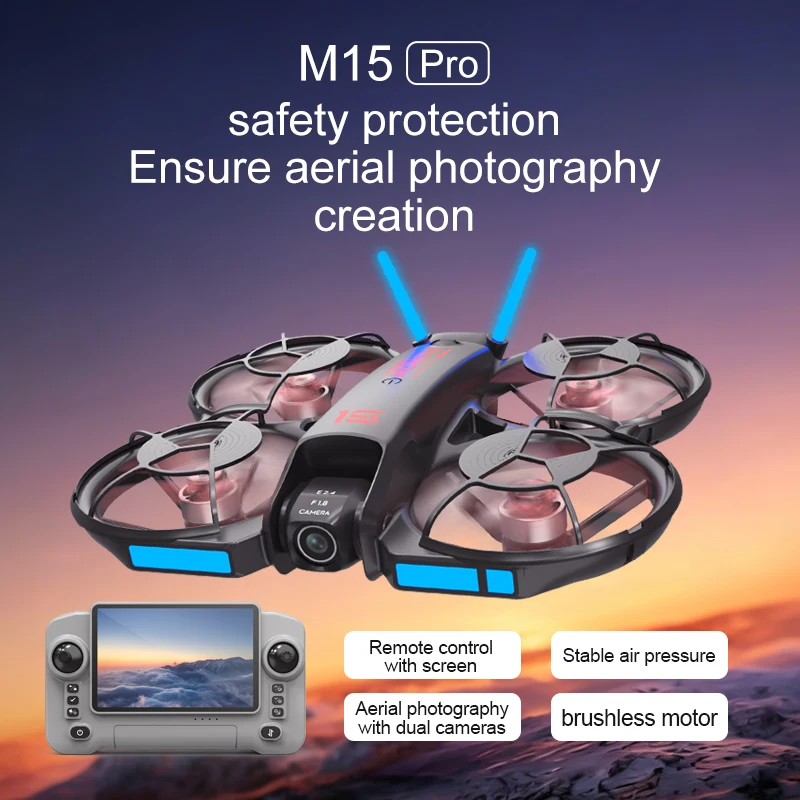 2026 Nieuwe M15 FPV Drone met  - Rc Helicopter Case recensie en prijs