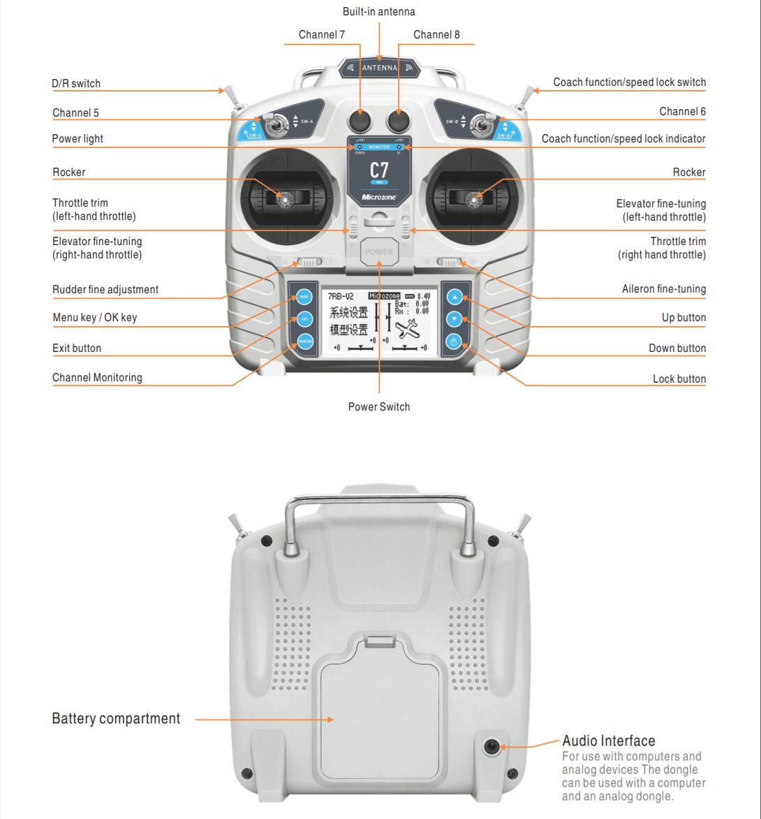 MicroZone MC7 Controller C7 MI - Rc Helicopter Remote Control recensie en prijs